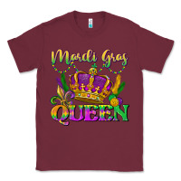 Burgundy mardi gras queen Classic Tee - LillyAllenDesigns