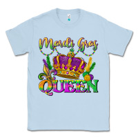 Dusty Blue mardi gras queen Classic Tee - LillyAllenDesigns