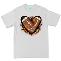 Dove Grey heart football Premium Tee - JahusDesignShop