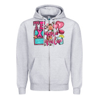 Heather Grey te quila te amo Zipper Hoodie - OliviaCreatesArt