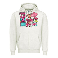 Oatmeal Heather te quila te amo Zipper Hoodie - OliviaCreatesArt