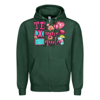Sports Green te quila te amo Zipper Hoodie - OliviaCreatesArt