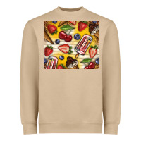 Mushroom summer ice cream with fruits Heavyweight Sweatshirt - TumblerDesignByShophia