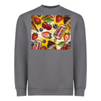 Storm summer ice cream with fruits Heavyweight Sweatshirt - TumblerDesignByShophia