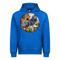 Cobalt ameraucana rooster christmas Urban Hoodie - LillyAllenDesigns
