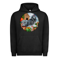 Pigment Black ameraucana rooster christmas Urban Hoodie - LillyAllenDesigns