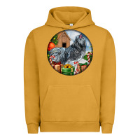Pigment Peanut Butter ameraucana rooster christmas Urban Hoodie - LillyAllenDesigns