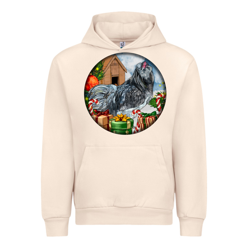 Ameraucana Rooster Christmas Urban Hoodie by LillyAllenDesigns | Teevron