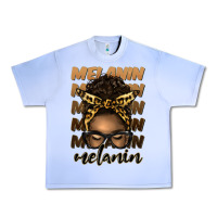 Grape Ice melanin afro messy bun Urban Heavy Tee - Artiststas