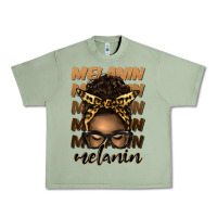 Oil Green melanin afro messy bun Urban Heavy Tee - Artiststas