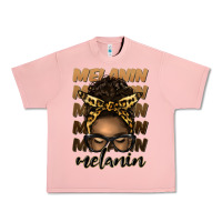 Salmon melanin afro messy bun Urban Heavy Tee - Artiststas
