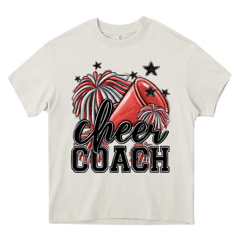 Cheer Coach Heavy Core Tee by MaliasSmallBusiness | Teevron