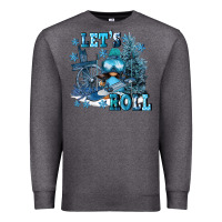 Charcoal Heather let's roll Premium Sweatshirt - FaDigitalArtStudio