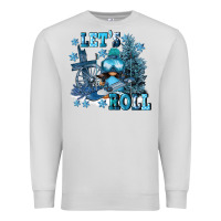 Dove Grey let's roll Premium Sweatshirt - FaDigitalArtStudio