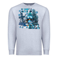 Heather Grey let's roll Premium Sweatshirt - FaDigitalArtStudio