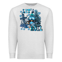Oatmeal Heather let's roll Premium Sweatshirt - FaDigitalArtStudio