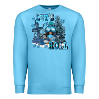 Ocean Blue let's roll Premium Sweatshirt - FaDigitalArtStudio