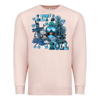 Pale Pink let's roll Premium Sweatshirt - FaDigitalArtStudio