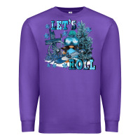 Purple let's roll Premium Sweatshirt - FaDigitalArtStudio