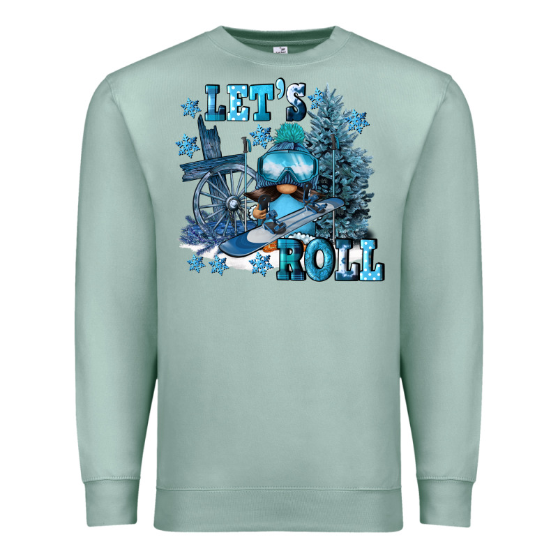 Let's Roll Premium Sweatshirt by FaDigitalArtStudio | Teevron