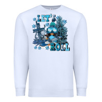 White let's roll Premium Sweatshirt - FaDigitalArtStudio