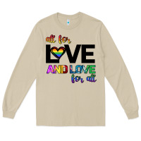 Mushroom All For Love And Love For All Long Sleeve Tee - Bettercallsaul