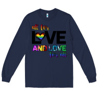Navy All For Love And Love For All Long Sleeve Tee - Bettercallsaul