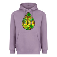 Lavender St.patrick's teardrop earrings Heavyweight Hoodie - FaDigitalArtStudio