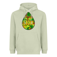 Matcha St.patrick's teardrop earrings Heavyweight Hoodie - FaDigitalArtStudio