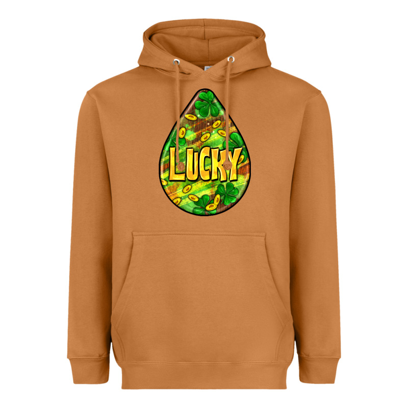 St.patrick's Teardrop Earrings Heavyweight Hoodie by FaDigitalArtStudio | Teevron