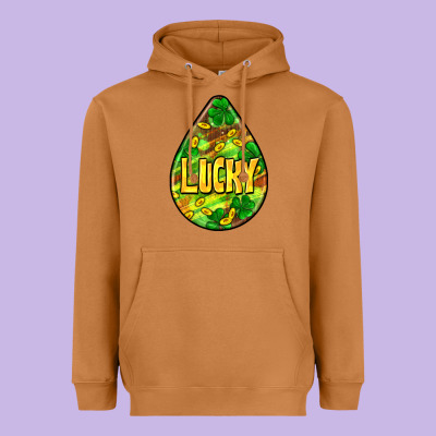 St.patrick's Teardrop Earrings Heavyweight Hoodie Designed By Fadigitalartstudio