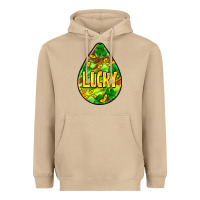 Mushroom St.patrick's teardrop earrings Heavyweight Hoodie - FaDigitalArtStudio
