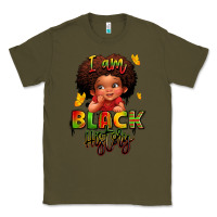 Army Green i am black history juneteenth Classic Tee - LillyAllenDesigns