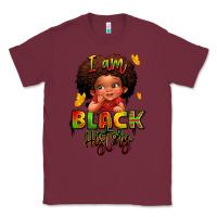 Burgundy i am black history juneteenth Classic Tee - LillyAllenDesigns