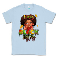 Dusty Blue i am black history juneteenth Classic Tee - LillyAllenDesigns