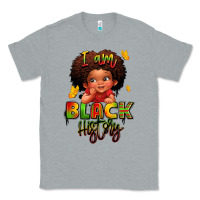 Heather Grey i am black history juneteenth Classic Tee - LillyAllenDesigns
