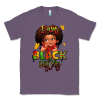 Lavender i am black history juneteenth Classic Tee - LillyAllenDesigns