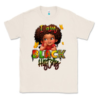 Natural i am black history juneteenth Classic Tee - LillyAllenDesigns