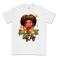 White i am black history juneteenth Classic Tee - LillyAllenDesigns
