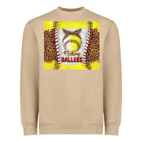 Mushroom raising ballers with baseball and softball leopard tumbler tbs Heavyweight Sweatshirt - TumblerDesignByShophia