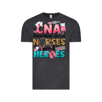 Vintage Black Western CNA Because Nurses Need Heroes Vintage Tee - LillyAllenDesigns