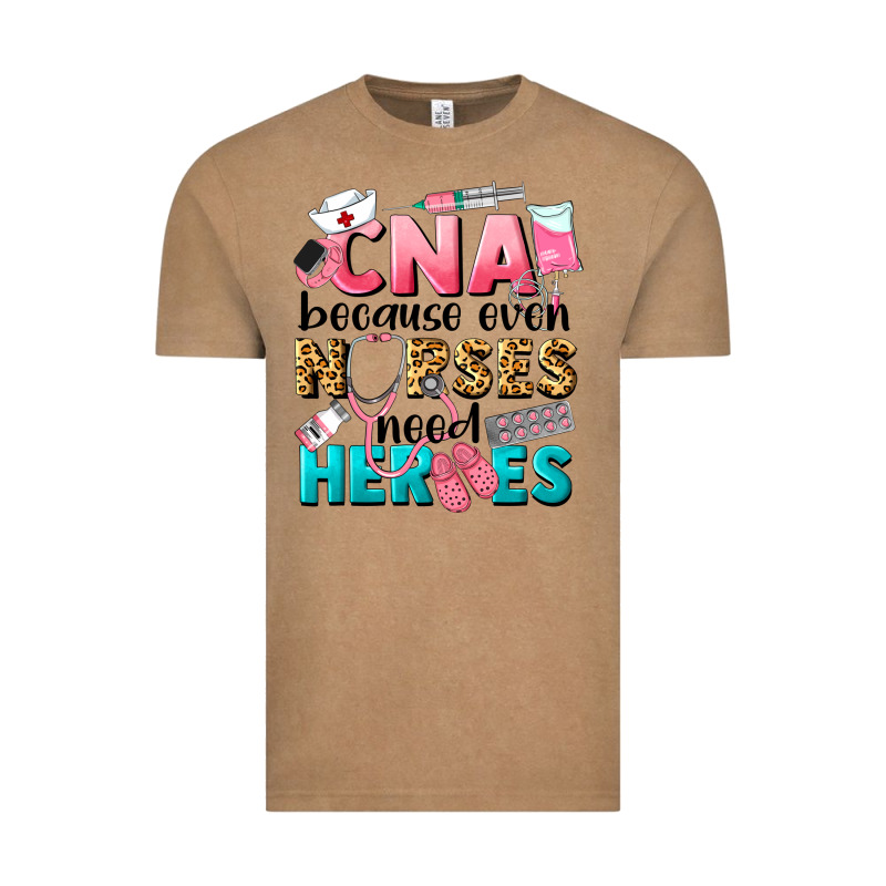 Western Cna Because Nurses Need Heroes Vintage Tee by LillyAllenDesigns | Teevron