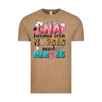 Vintage Coffee Western CNA Because Nurses Need Heroes Vintage Tee - LillyAllenDesigns