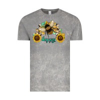 Cloud Rock bee happy honey comb Vintage Tee - JahusDesignShop
