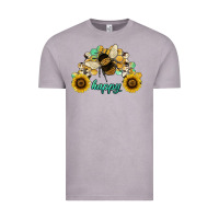 Vintage Zinc bee happy honey comb Vintage Tee - JahusDesignShop