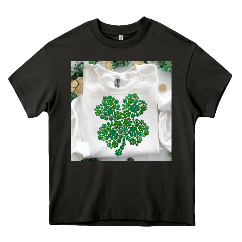 Shamrock Patterned Clothing Heavy Core Tee by MaliasSmallBusiness | Teevron