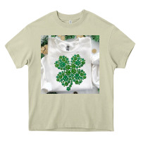 Mossy shamrock patterned clothing Heavy Core Tee - MaliasSmallBusiness