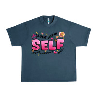 Midnight Navy self love Urban Heavy Tee - Artiststas