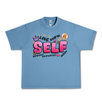 Pebble Blue self love Urban Heavy Tee - Artiststas