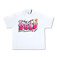 White self love Urban Heavy Tee - Artiststas